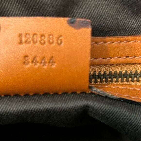 Vintage Gucci Boston monogram Orange Suede and Leather & canvas GG Rockstud bag - Picture 15 of 16